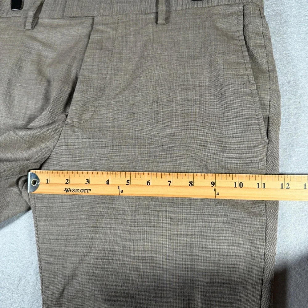 Banana Republic Mens Slim Fit Wool Blend Light Brown Dress Pants 33x30 485886